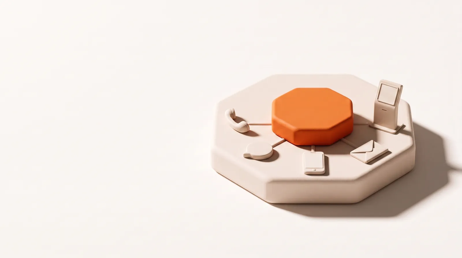 One Assistant connected to phone, chat, mobile, email and kiosk